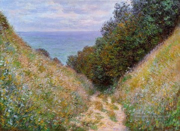 Le Chemin à La Cavee Pourville Claude Monet Peinture à l'huile